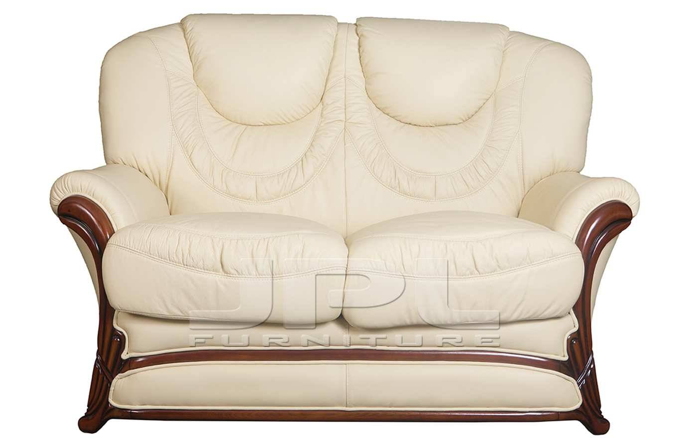 Кожаный диван Anna двухместный, цвет 22#
